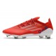 adidas X Speedflow.1 FG Crampons de Foot Rouge Noir Rouge Solaire