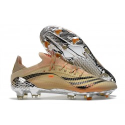 adidas X Speedflow.1 FG Crampons Tech Métallique Noir Intense Orange