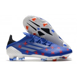 adidas X Speedflow.1 FG Crampons de Foot 11/11 - Bleu Blanc Rouge Vif