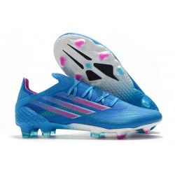 adidas X Speedflow.1 FG Crampons de Foot Ciel Rose Choc Equipe Blanc