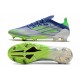 adidas X Speedflow.1 FG Crampons de Foot Bleu Vert