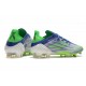 adidas X Speedflow.1 FG Crampons de Foot Bleu Vert