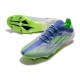 adidas X Speedflow.1 FG Crampons de Foot Bleu Vert