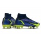 Nike Mercurial Superfly VIII Elite SG-Pro Sapphire Volt Bleu