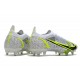 Nike Mercurial Vapor 14 Elite SG-Pro Blanc Noir Métallique Argent Volt