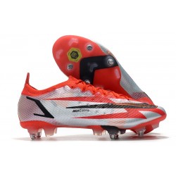 Nike Mercurial Vapor 14 Elite SG-Pro Rouge Piment Noir Fantôme Orange Total