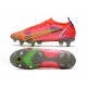 Nike Mercurial Vapor 14 Elite SG-Pro Rubis Argent Metallique