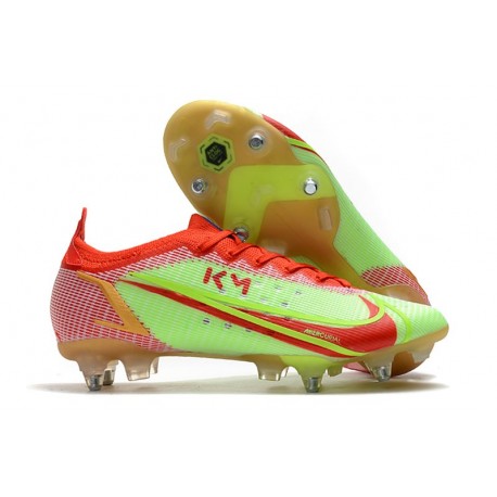 Nike Mercurial Vapor 14 Elite SG-Pro Vert Rouge