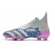 adidas Chaussures Predator Freak + FG Argent Rose Bleu