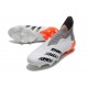 adidas Predator Freak + FG Blanc Acier Métallique Rouge Solaire