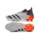 adidas Predator Freak.1 FG Blanc Acier Métallique Rouge Solaire