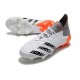 adidas Predator Freak.1 FG Blanc Acier Métallique Rouge Solaire