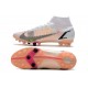 Nike Mercurial Superfly 8 Elite DF AG Blanc Noir Carmin Rose