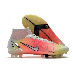 Nike Mercurial Superfly 8 Elite DF AG Blanc Mangue