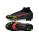 Nike Mercurial Superfly 8 Elite DF AG Black x Prism - Noir Jaune Rouge