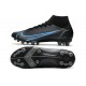 Nike Mercurial Superfly 8 Elite DF AG Noir Gris Acier