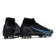 Nike Mercurial Superfly 8 Elite DF AG Noir Gris Acier