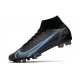 Nike Mercurial Superfly 8 Elite DF AG Noir Gris Acier