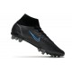 Nike Mercurial Superfly 8 Elite DF AG Noir Gris Acier