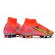 Nike Mercurial Superfly 8 Elite DF AG Rubis Argent Metallique