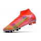 Nike Mercurial Superfly 8 Elite DF AG Rubis Argent Metallique