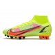 Nike Mercurial Superfly 8 Elite DF AG Volt Carmin Noir