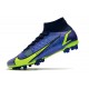 Nike Mercurial Superfly 8 Elite DF AG Sapphire Volt Bleu