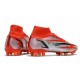 Nike Mercurial Superfly 8 Elite DF AG Rouge Piment Noir Fantôme Orange Total