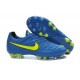 Chaussure de Football Nike Tiempo Legend V FG Pas Cher Bleu Volt Noir