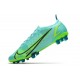 Nike Mercurial Vapor 14 Elite AG Pro Dynamique Vert Citron