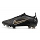 Nike Mercurial Vapor XIV Elite FG Noir Or Métallique Argent Métallique