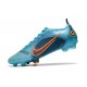 Nike Mercurial Vapor XIV Elite FG Bleu Chlorine Orange Laser Marina