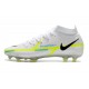 Nike Phantom GT II Elite DF FG Bianco Bleu Foncé Marina