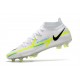 Nike Phantom GT II Elite DF FG Bianco Bleu Foncé Marina