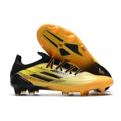 adidas X Speedflow.1 FG Crampons de Foot Solar Or Noir Jaune