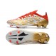 adidas X Speedflow.1 FG Crampons de Foot Or Blanc Rouge