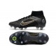 Nike Mercurial Superfly VIII Elite SG-Pro Noir Or Argent Métallique