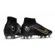 Nike Mercurial Superfly VIII Elite SG-Pro Noir Or Argent Métallique