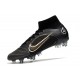 Nike Mercurial Superfly VIII Elite SG-Pro Noir Or Argent Métallique