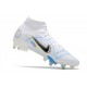 Nike Mercurial Superfly VIII Elite SG-Pro Ballon Gris Bleu Foncé