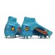 Nike Mercurial Superfly VIII Elite SG-Pro Bleu Chlorine Orange Laser Marina