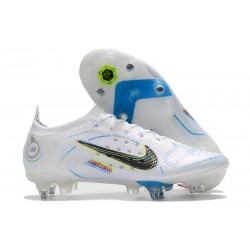 Nike Mercurial Vapor 14 Elite SG-Pro Ballon Gris Bleu Foncé