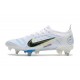 Nike Mercurial Vapor 14 Elite SG-Pro Ballon Gris Bleu Foncé