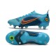 Nike Mercurial Vapor 14 Elite SG-Pro Bleu Chlorine Orange Laser Marina