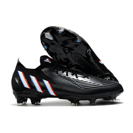 adidas Predator Edge.1 Low FG Noir Blanc Rouge Vif