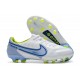 Chaussure Nike Tiempo Legend IX Elite FG Blanc Bleu