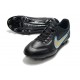 Chaussure Nike Tiempo Legend IX Elite FG Noir Or Bleu