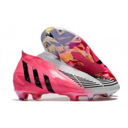 adidas Predator Edge+ FG Nouvelles LZ+ Solar Rose Noir Blanc