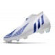 adidas Predator Edge+ FG Nouvelles Blanc Bleu Hi Res Blanc