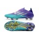 adidas X Speedflow+ FG Nouvelles Violet Rush Argent Métallique Menthe Rush